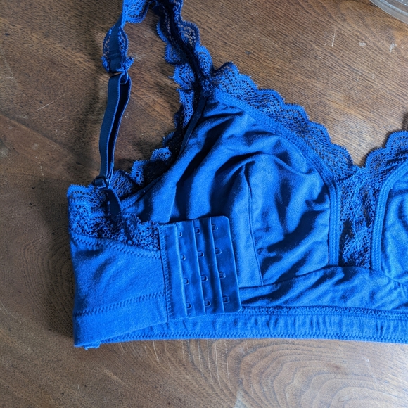 PARFAIT Dalis Racerback Bralette Navy 34FF - Picture 9 of 10